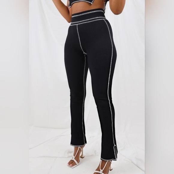 Moving Sale!  💘 NWT Bad Society Club High Waisted Ribbed Pants - Picture 3 of 9